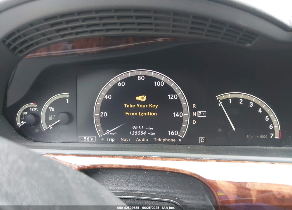 2008 MERCEDES-BENZ S CLASS VIN: WDDNG86X98A171426