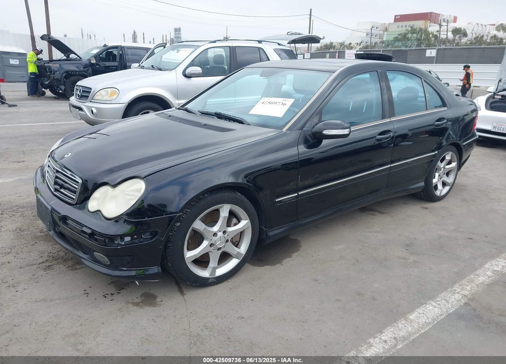 2007 MERCEDES-BENZ C 230 SPORT VIN: WDBRF52H87A939101