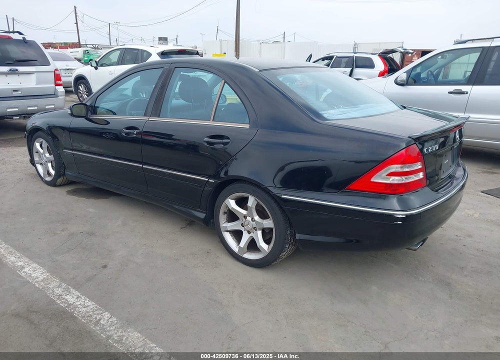 2007 MERCEDES-BENZ C 230 SPORT VIN: WDBRF52H87A939101