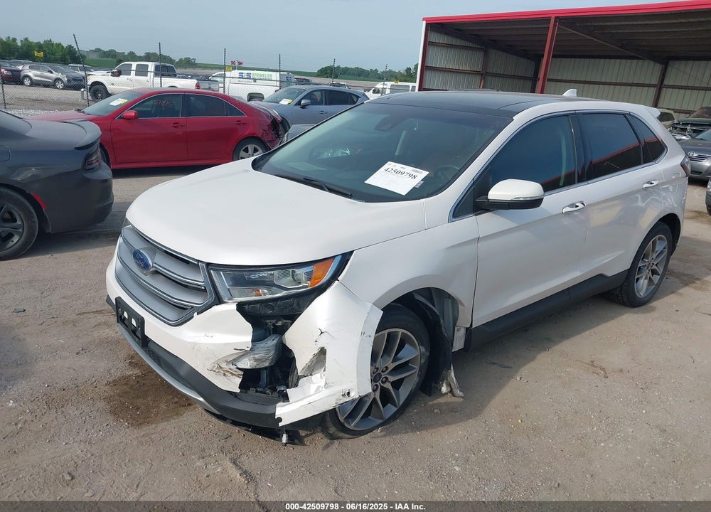 2017 FORD EDGE TITANIUM VIN: 2FMPK4K86HBC54983