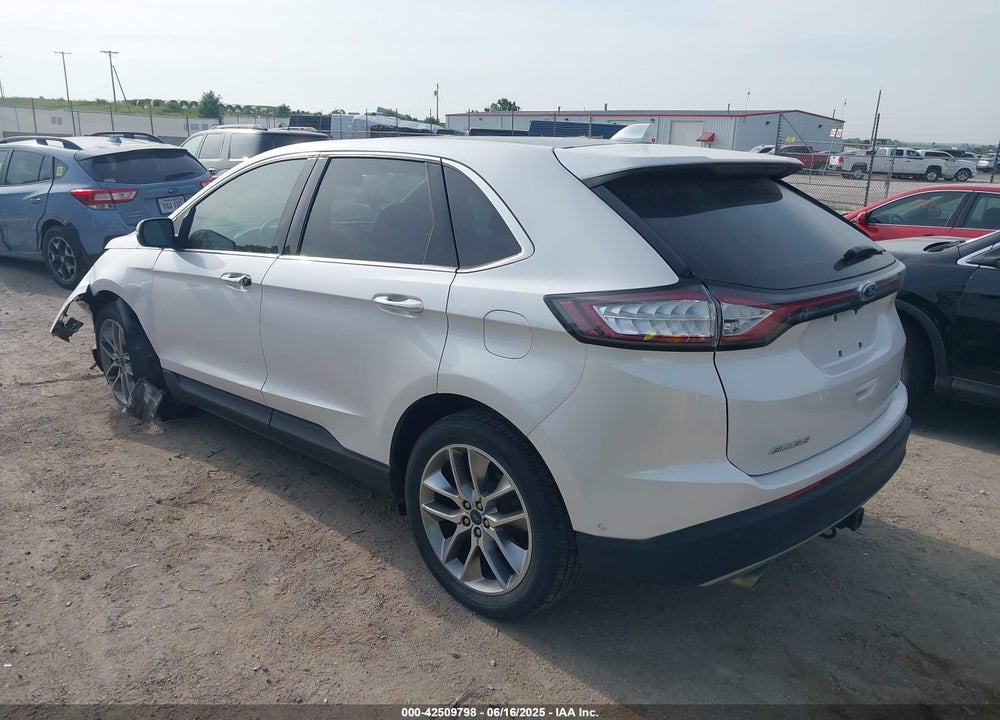 2017 FORD EDGE TITANIUM VIN: 2FMPK4K86HBC54983
