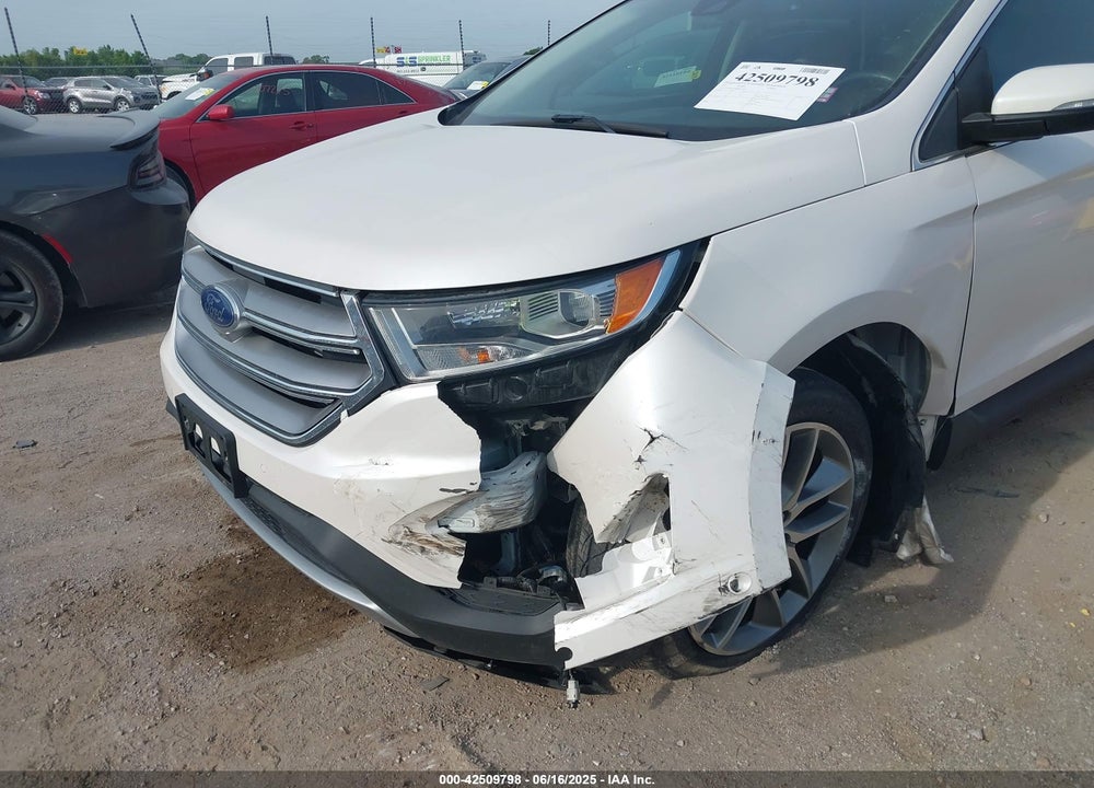 2017 FORD EDGE TITANIUM VIN: 2FMPK4K86HBC54983