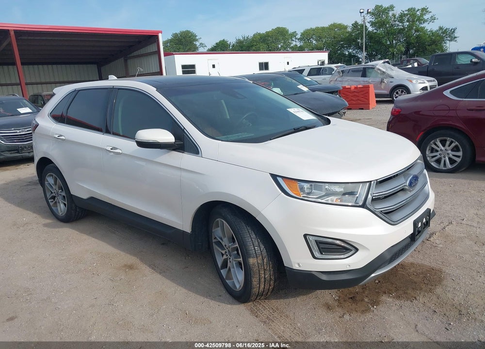 2017 FORD EDGE TITANIUM VIN: 2FMPK4K86HBC54983