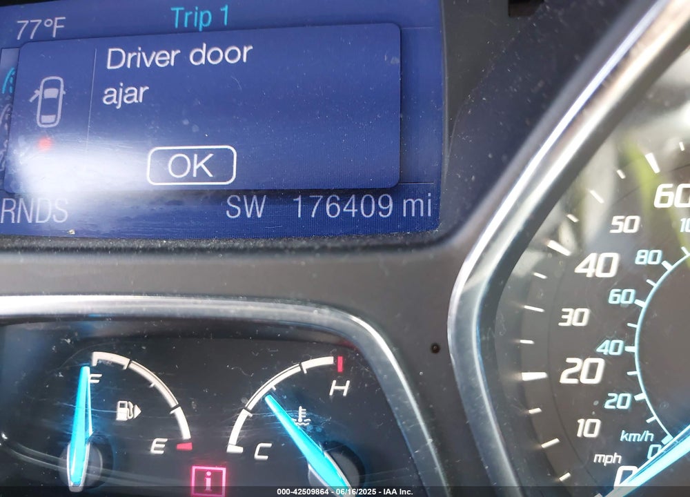 2013 FORD ESCAPE VIN: 1FMCU0F76DUB78981