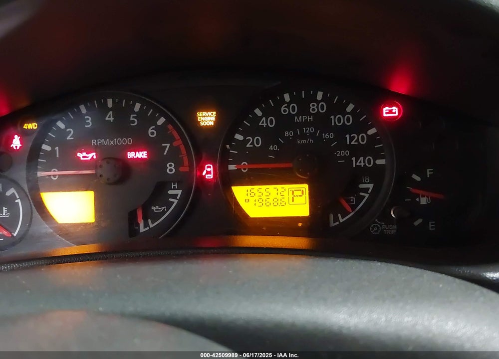 2008 NISSAN XTERRA X VIN: 5N1AN08W88C515879