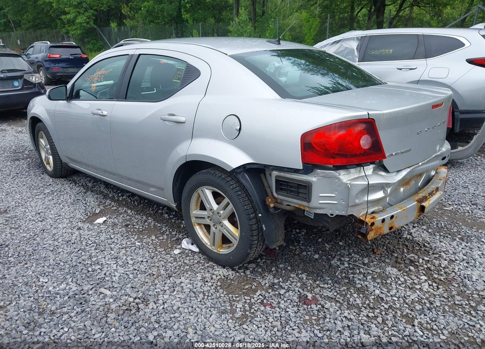2012 DODGE AVENGER SXT VIN: 1C3CDZCB0CN133422