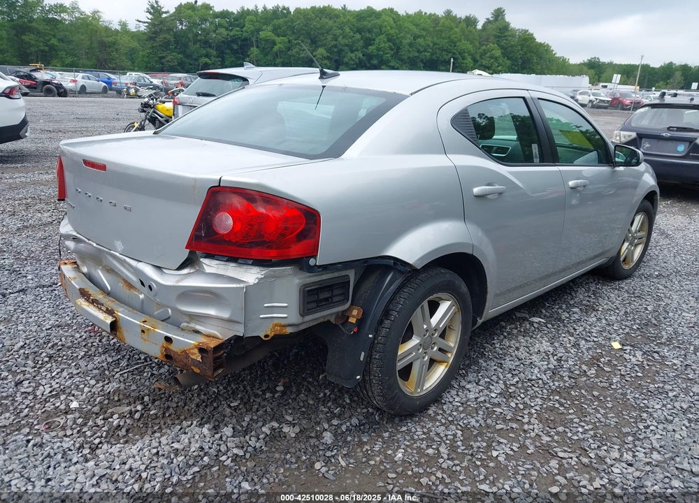 2012 DODGE AVENGER SXT VIN: 1C3CDZCB0CN133422