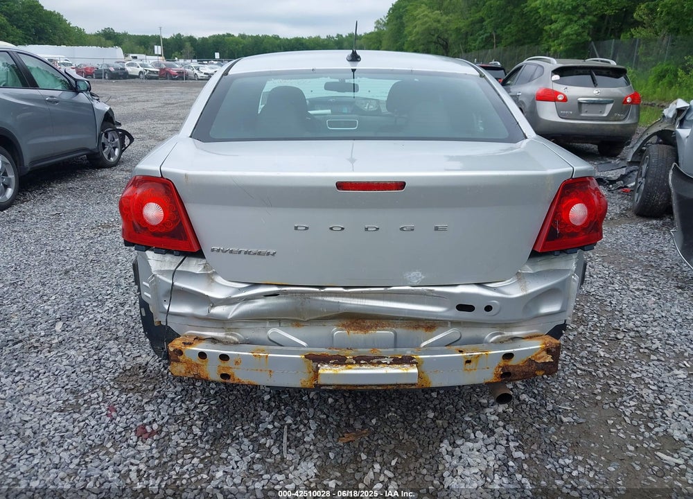2012 DODGE AVENGER SXT VIN: 1C3CDZCB0CN133422