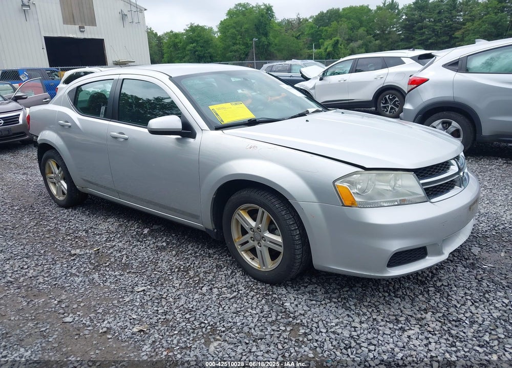 2012 DODGE AVENGER SXT VIN: 1C3CDZCB0CN133422
