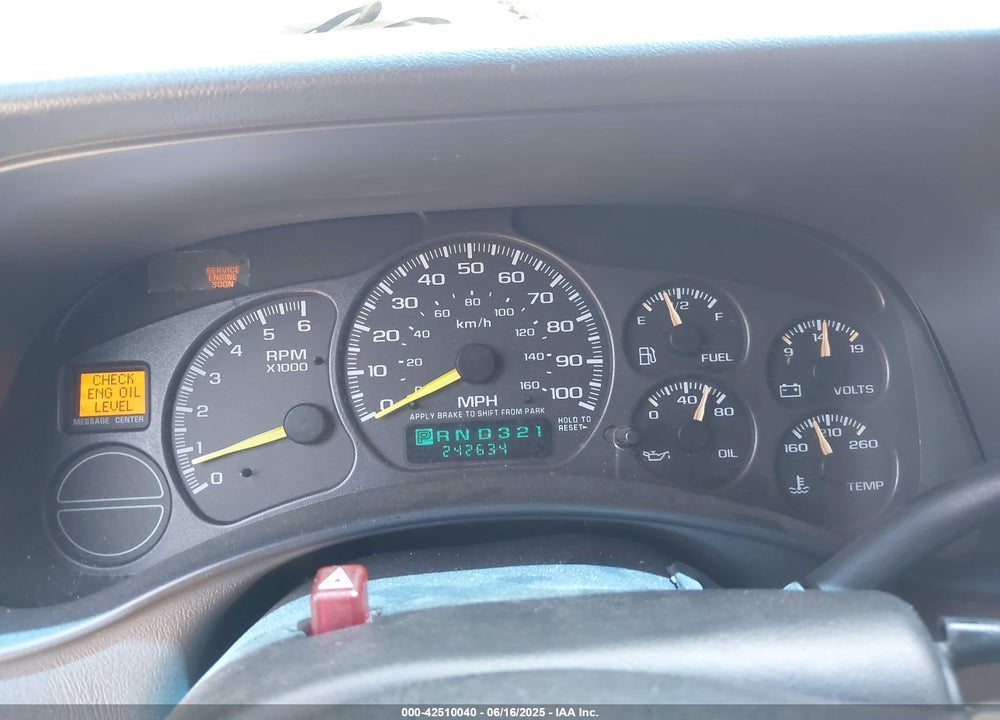 2001 CHEVROLET SILVERADO 1500 VIN: 2GCEC19W811219076