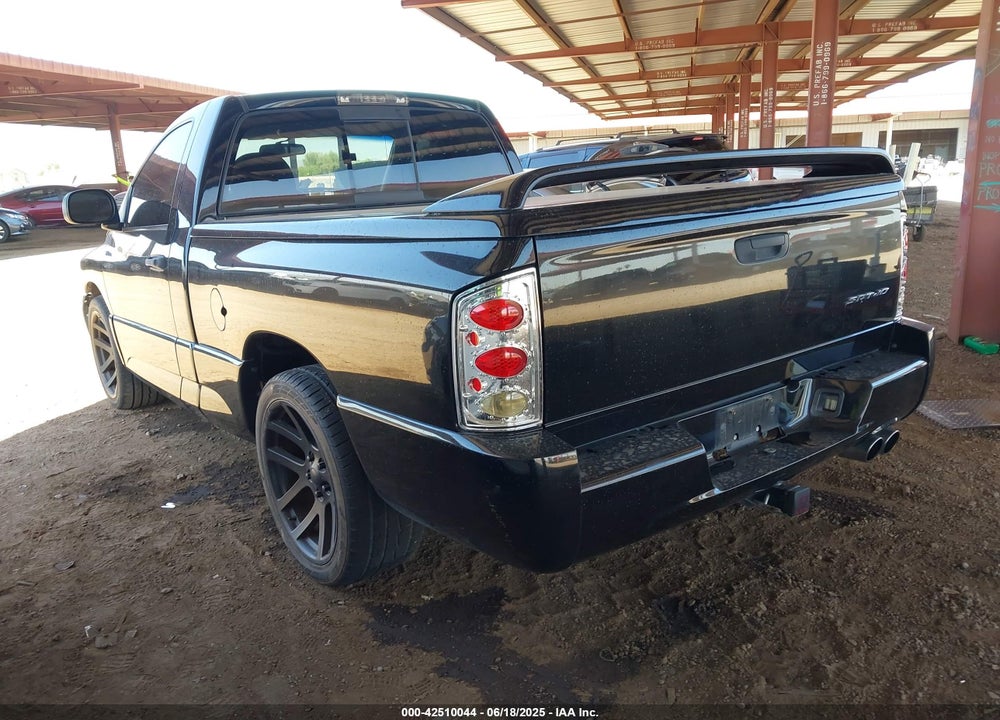 2005 DODGE RAM 1500 SRT-10 VIN: 3D7HA16H35G776845