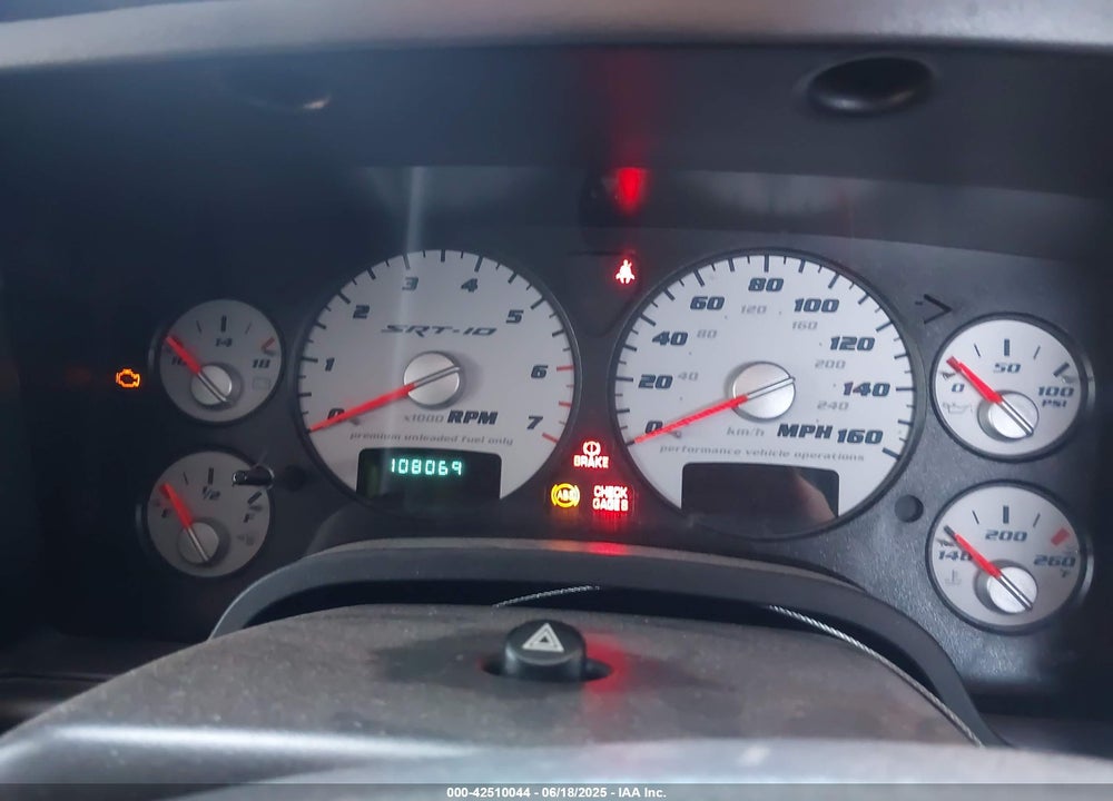 2005 DODGE RAM 1500 SRT-10 VIN: 3D7HA16H35G776845