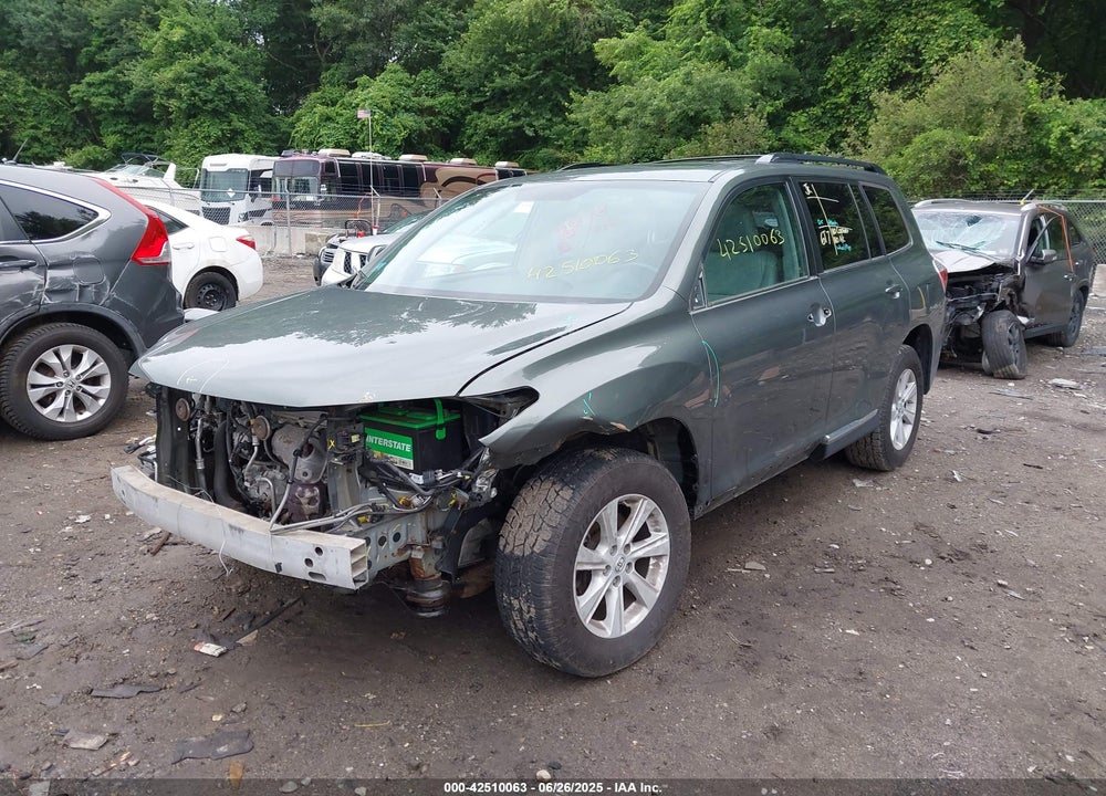 2013 TOYOTA HIGHLANDER VIN: 5TDBK3EH2DS271292