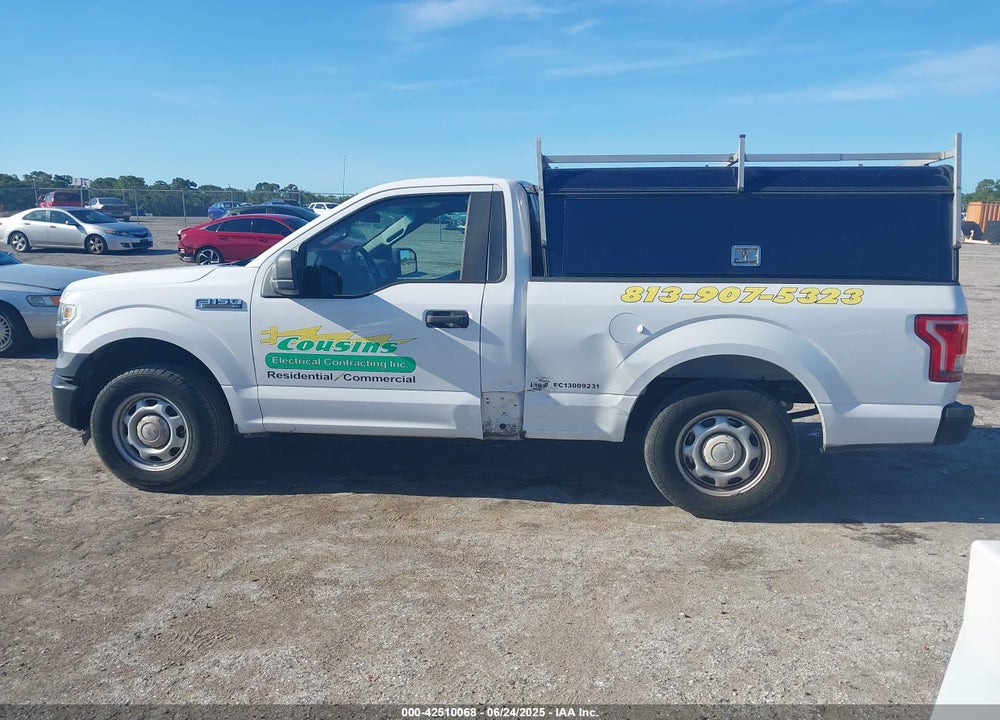 2016 FORD F-150 XL VIN: 1FTMF1C81GKF76556