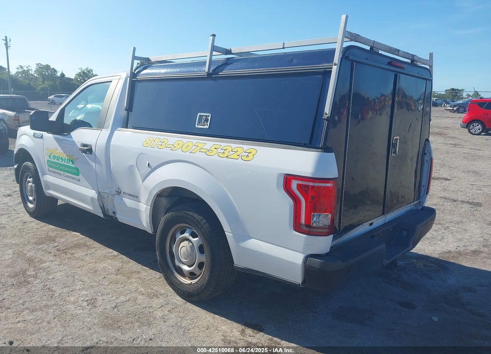 2016 FORD F-150 XL VIN: 1FTMF1C81GKF76556