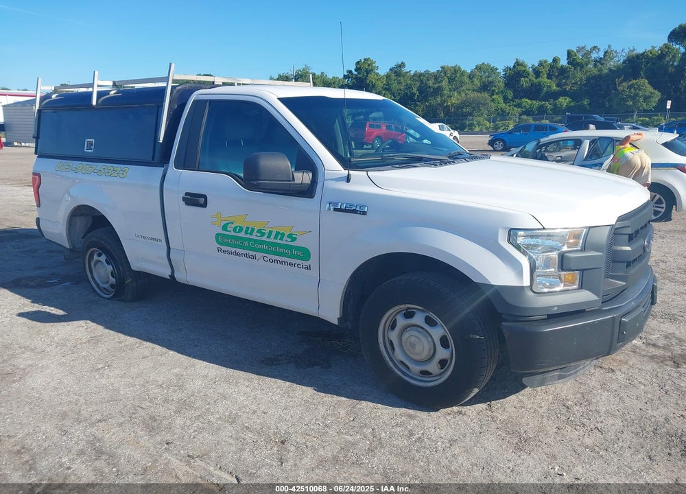 2016 FORD F-150 XL VIN: 1FTMF1C81GKF76556