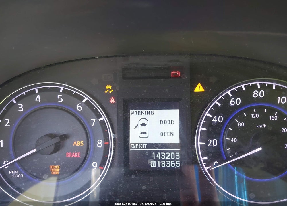 2013 INFINITI G37 JOURNEY VIN: JN1CV6AP3DM717880