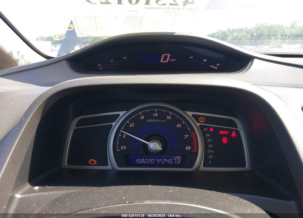 2010 HONDA CIVIC VIN: 2HGFA1F58AH301291