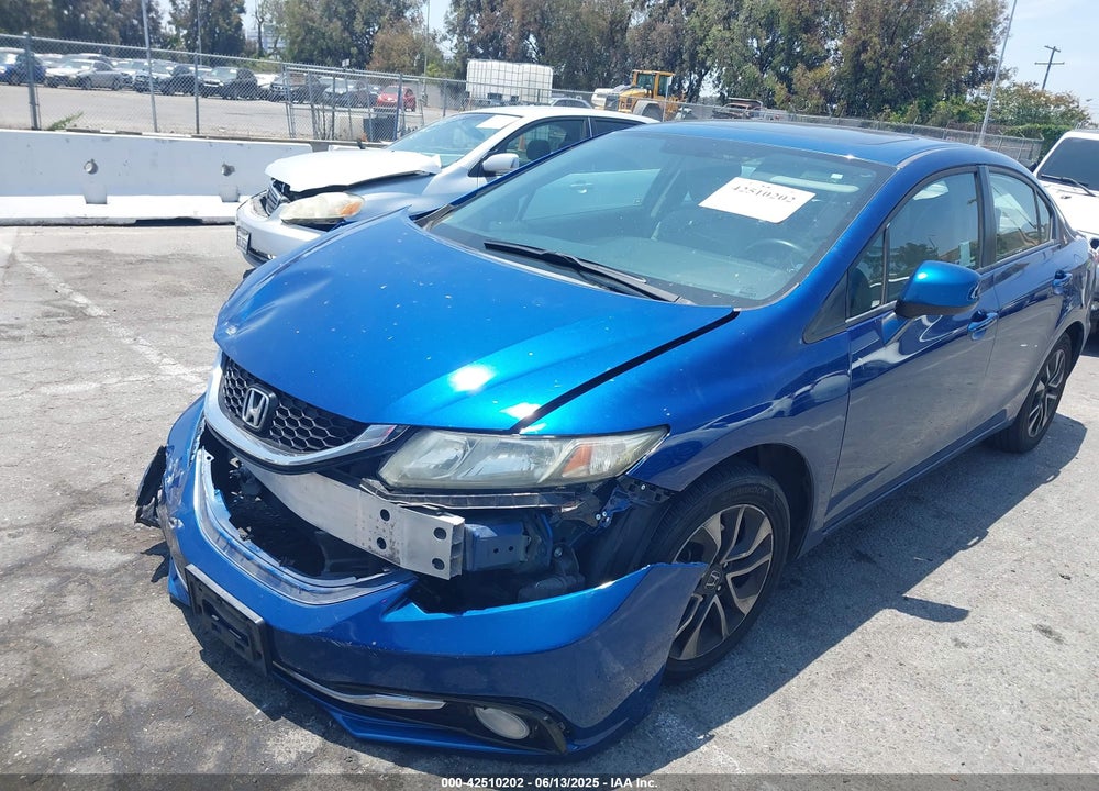 2013 HONDA CIVIC EX-L VIN: 19XFB2F99DE249383