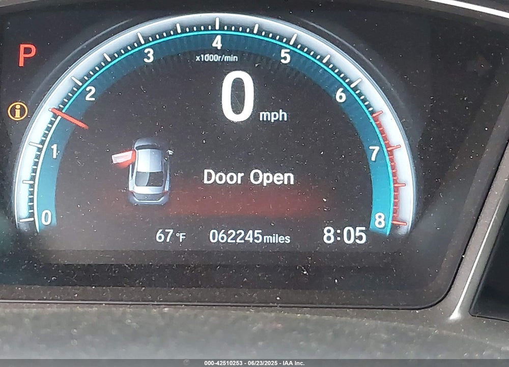 2016 HONDA CIVIC VIN: 19XFC1F33GE033309