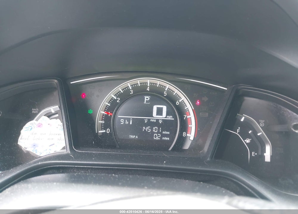 2016 HONDA CIVIC VIN: 2HGFC4B09GH315778