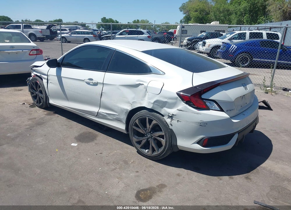 2019 HONDA CIVIC VIN: 2HGFC4B83KH303138