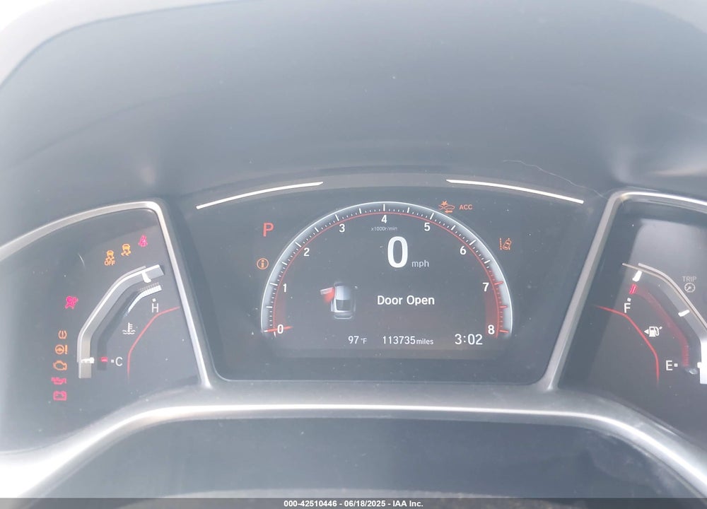 2019 HONDA CIVIC VIN: 2HGFC4B83KH303138