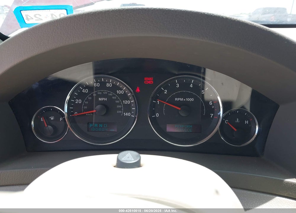 2007 JEEP GRAND CHEROKEE LIMITED VIN: 1J8HR58287C605719