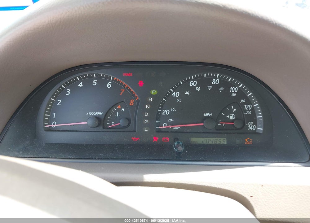 2003 TOYOTA CAMRY LE V6 VIN: 4T1BF32K73U037904