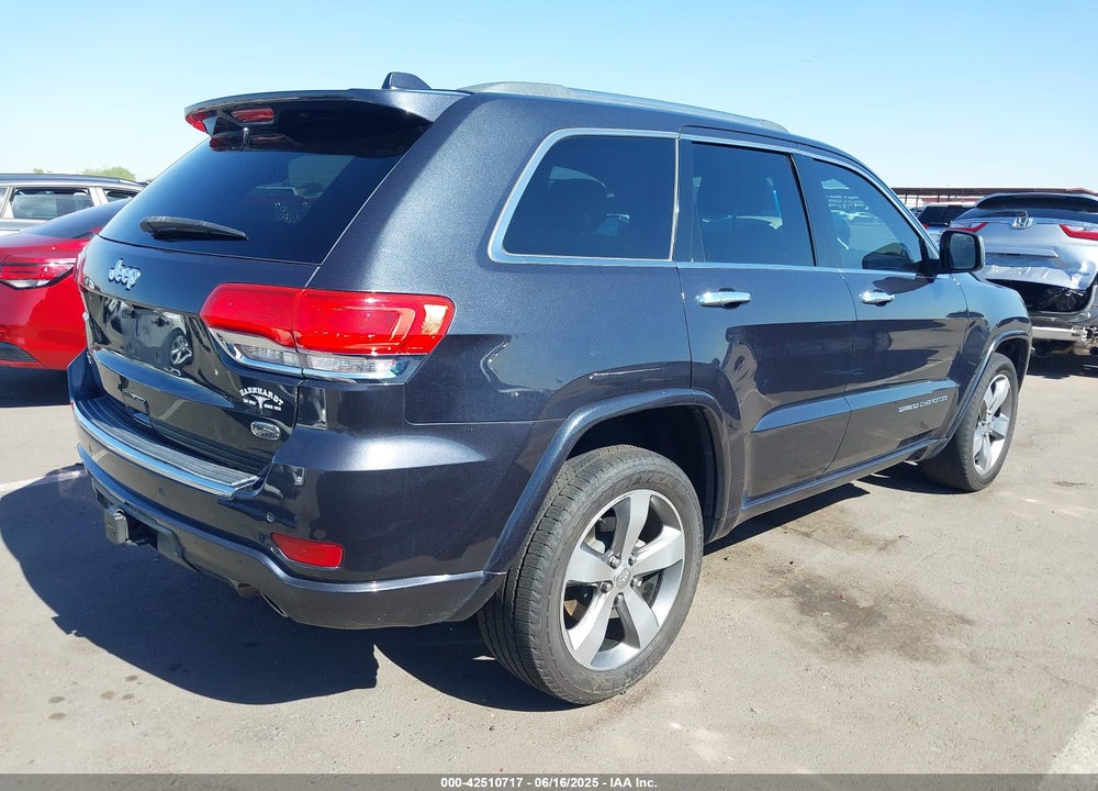 2014 JEEP GRAND CHEROKEE OVERLAND VIN: 1C4RJFCG6EC465453