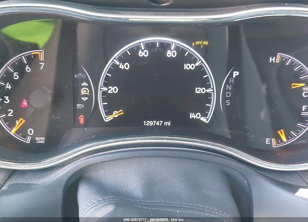 2014 JEEP GRAND CHEROKEE OVERLAND VIN: 1C4RJFCG6EC465453