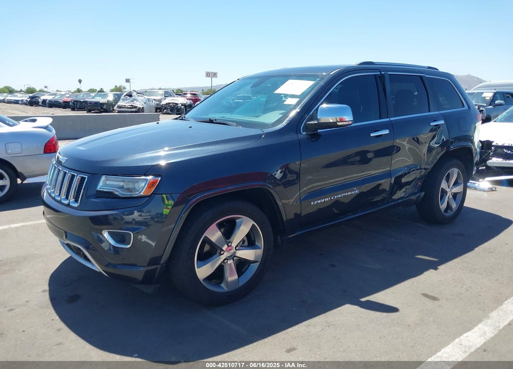 2014 JEEP GRAND CHEROKEE OVERLAND VIN: 1C4RJFCG6EC465453
