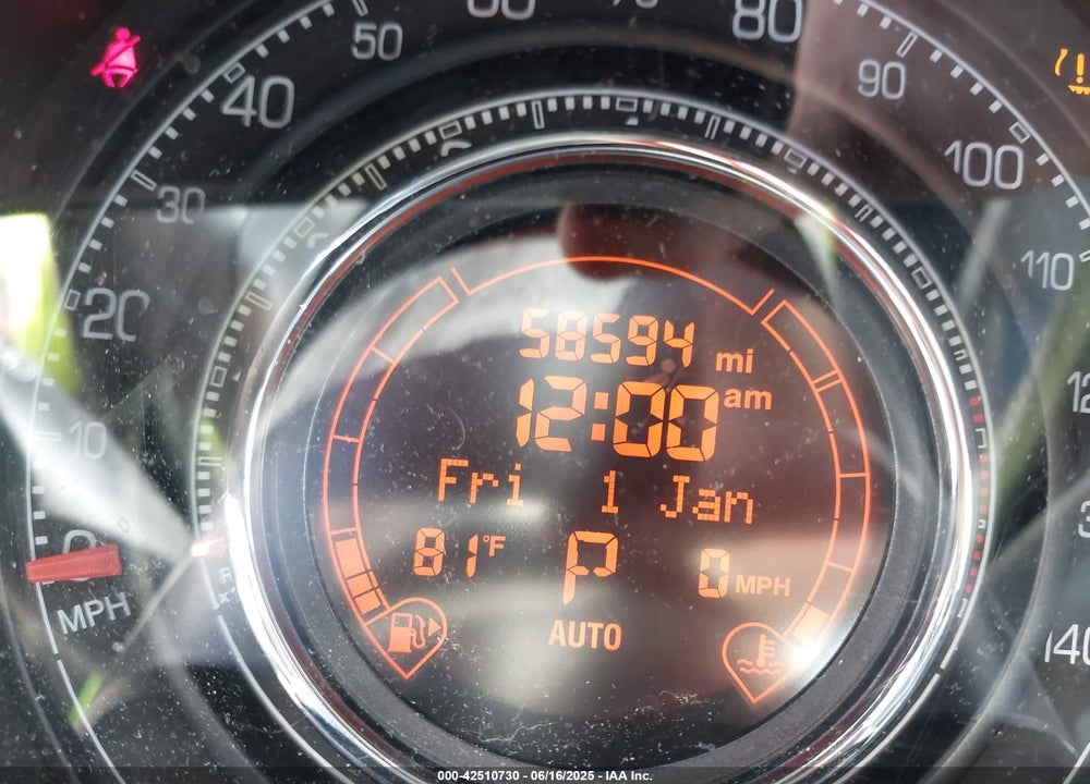 2012 FIAT 500 VIN: 3C3CFFBR7CT105995