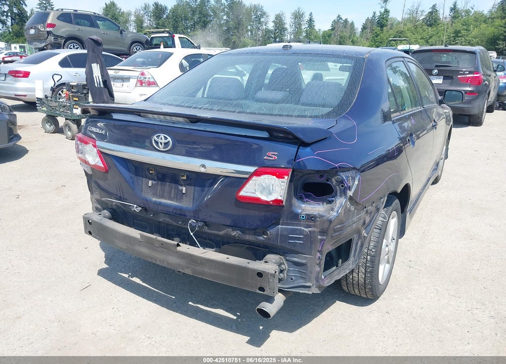 2011 TOYOTA COROLLA S VIN: 2T1BU4EE9BC647515