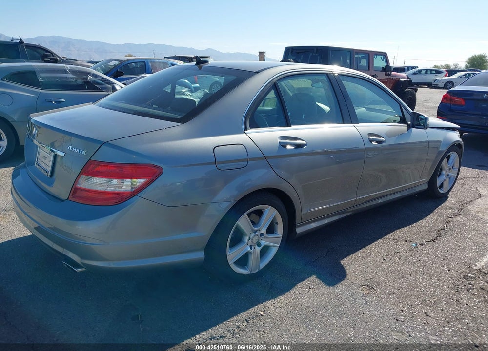 2011 MERCEDES-BENZ C 300 LUXURY 4MATIC/SPORT 4MATIC VIN: WDDGF8BB0BR180286