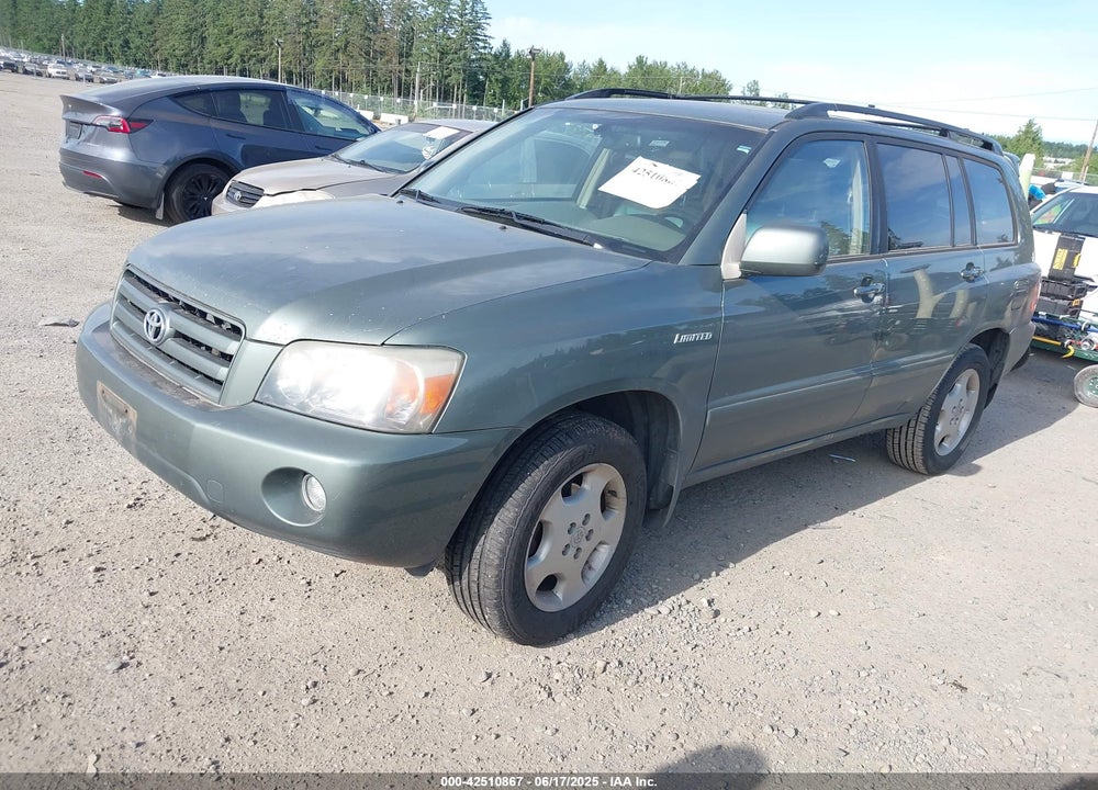 2006 TOYOTA HIGHLANDER LIMITED V6 VIN: JTEEP21A460155952