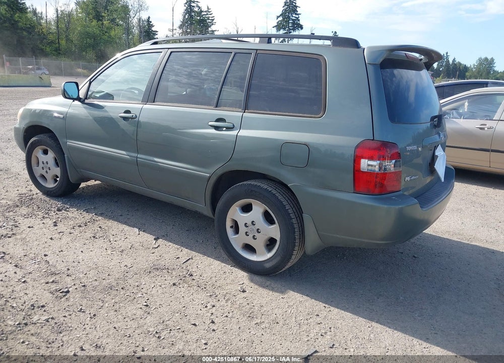 2006 TOYOTA HIGHLANDER LIMITED V6 VIN: JTEEP21A460155952