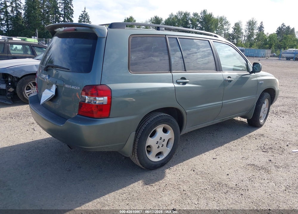 2006 TOYOTA HIGHLANDER LIMITED V6 VIN: JTEEP21A460155952