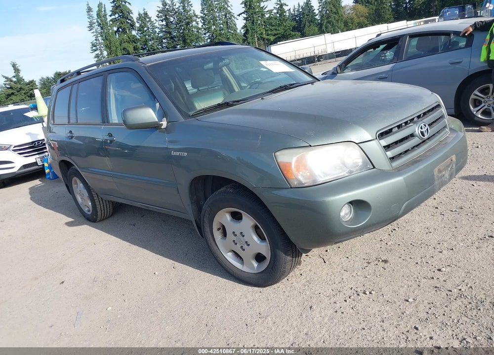 2006 TOYOTA HIGHLANDER LIMITED V6 VIN: JTEEP21A460155952