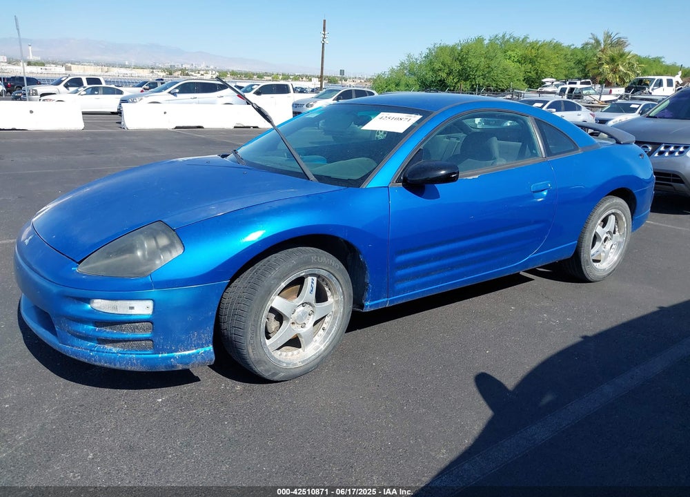 2002 MITSUBISHI ECLIPSE RS VIN: 4A3AC34G42E104305