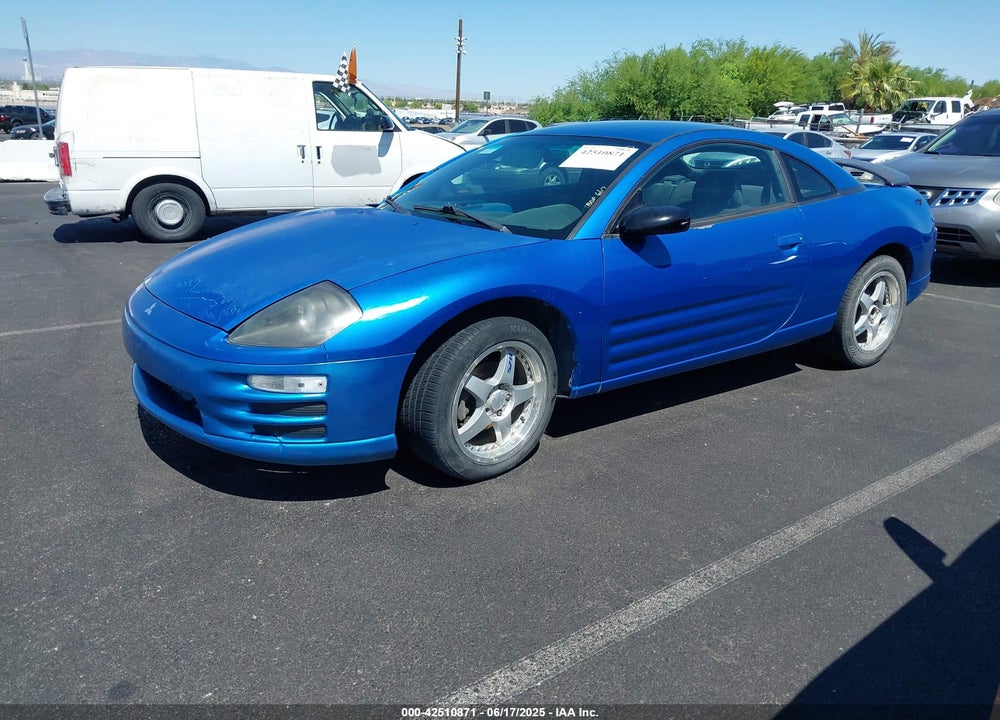 2002 MITSUBISHI ECLIPSE RS VIN: 4A3AC34G42E104305