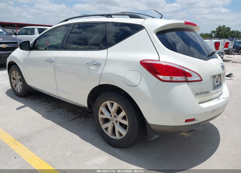 2013 NISSAN MURANO VIN: JN8AZ1MUXDW207368