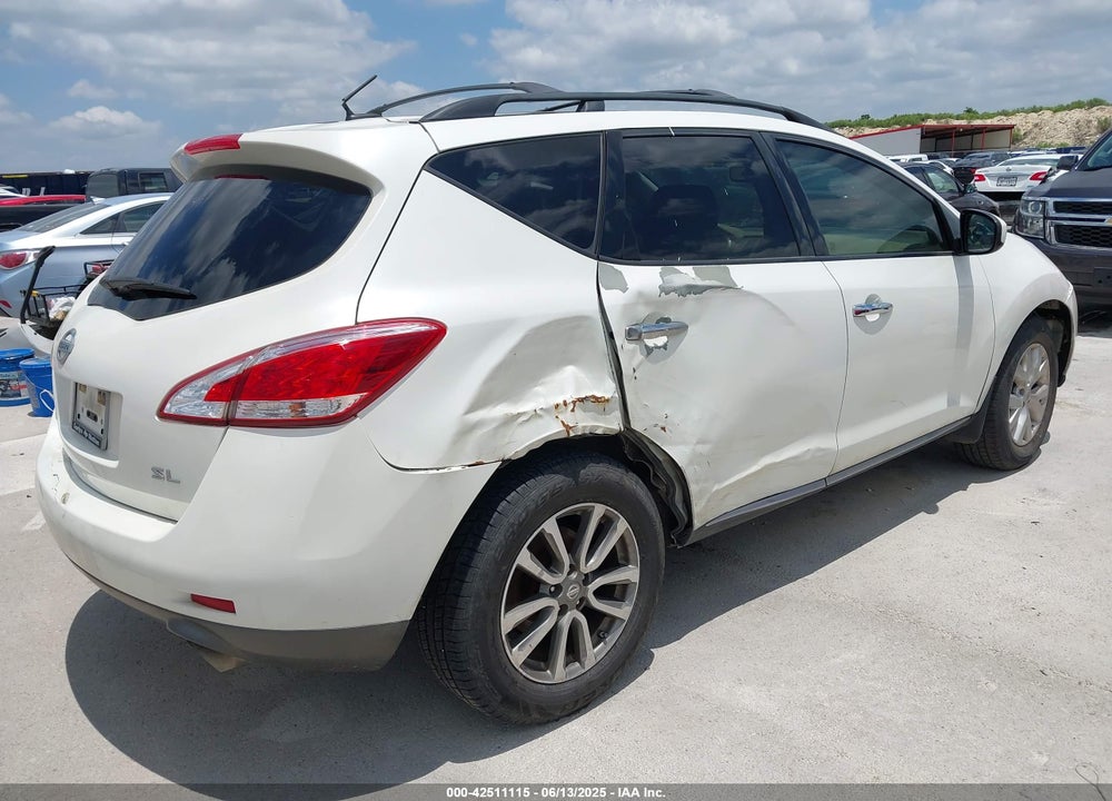 2013 NISSAN MURANO VIN: JN8AZ1MUXDW207368