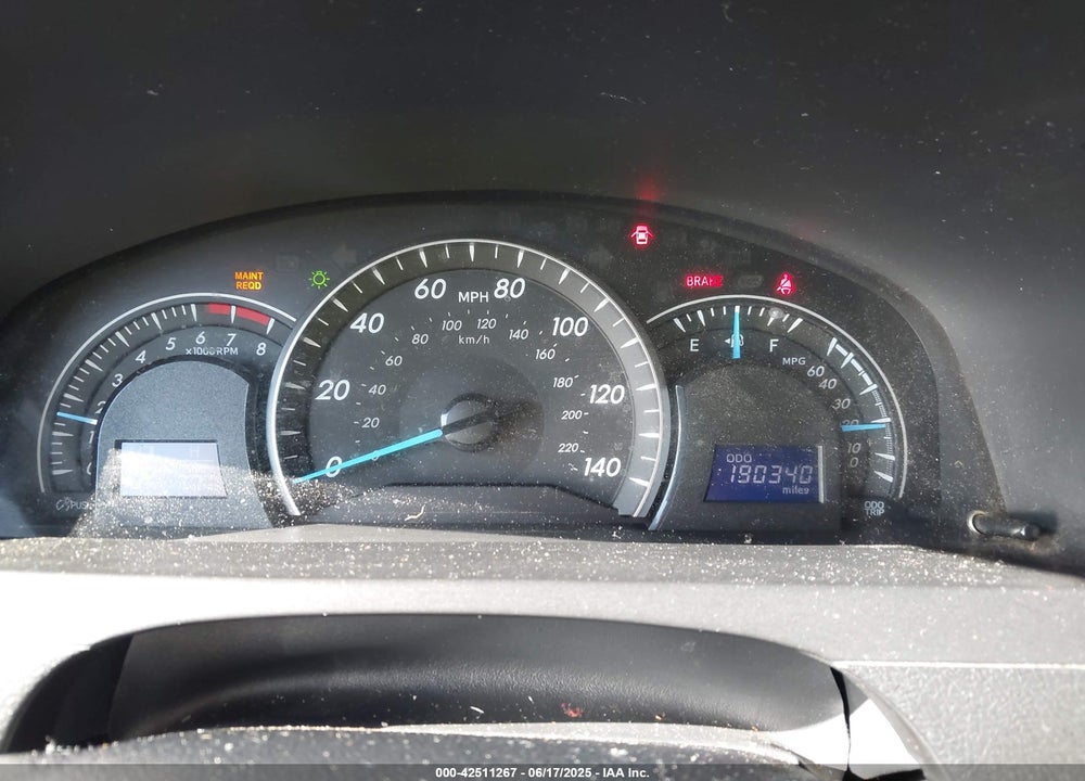2012 TOYOTA CAMRY VIN: 4T1BF1FK1CU049612