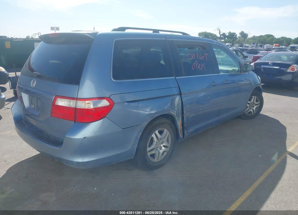 2007 HONDA ODYSSEY VIN: 5FNRL38677B037387
