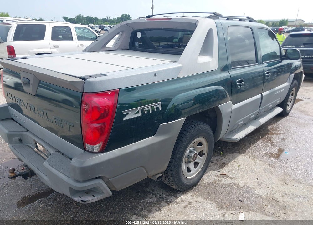 2002 CHEVROLET AVALANCHE 1500 VIN: 3GNEC13T62G218460