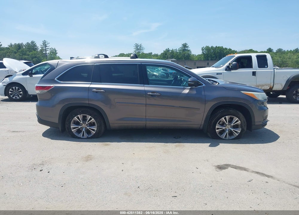 2015 TOYOTA HIGHLANDER XLE V6 VIN: 5TDJKRFH5FS116882