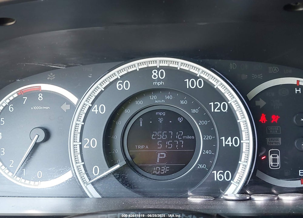 2013 HONDA ACCORD EX-L VIN: 1HGCR2F88DA029663