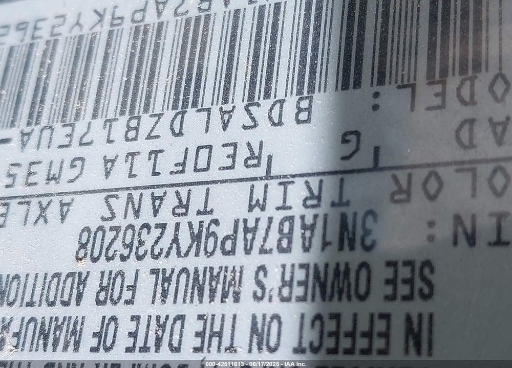 2019 NISSAN SENTRA VIN: 3N1AB7AP9KY236208