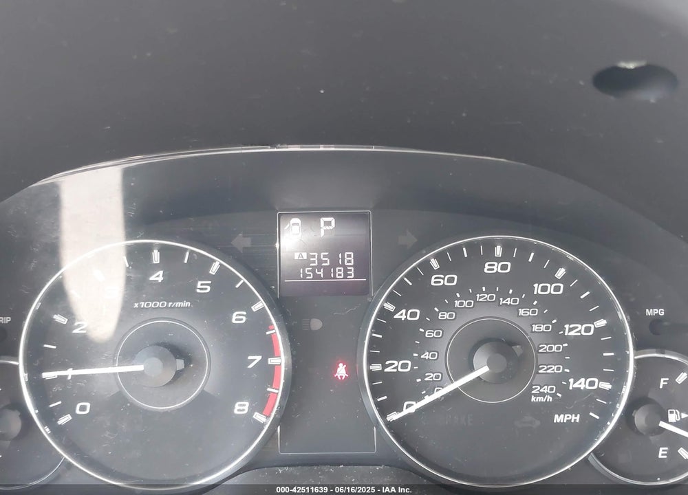 2012 SUBARU OUTBACK VIN: 4S4BRBACXC3269866